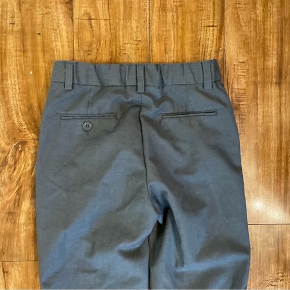 GIOVANNI UOMO Boys Gray‎ Slacks Slim Waist Tighteners Size 12 - Picture 10 of 12